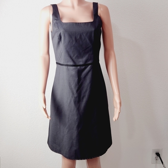 ​ANTHROPOLOGIE Tabitha Gray A-line Fit & Flare Wool Blend Dress Size: 8 - Picture 1 of 15